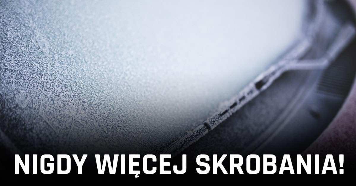 Prosty sposób, dzięki któremu nie będziesz już więcej rano skrobać szyb!