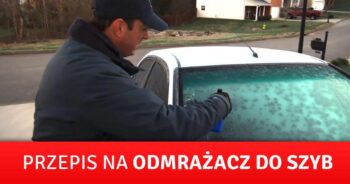 Przepis na odmrażacz do szyb
